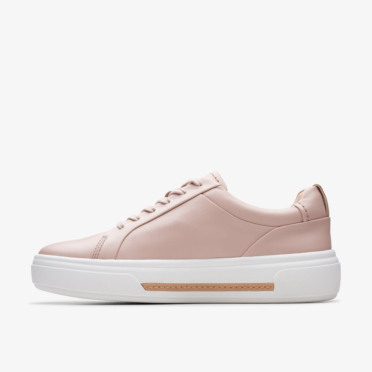 Clarks Hollyhock Walk Rose Leather Kadın Platform Ayakkabı Pembe | 86254CYMK