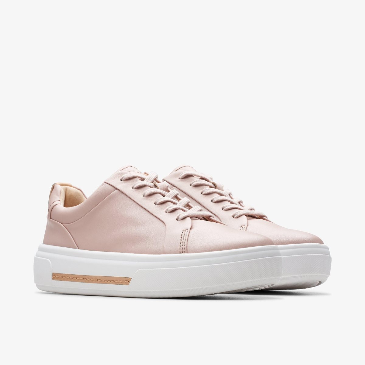 Clarks Hollyhock Walk Rose Leather Kadın Platform Ayakkabı Pembe | 86254CYMK