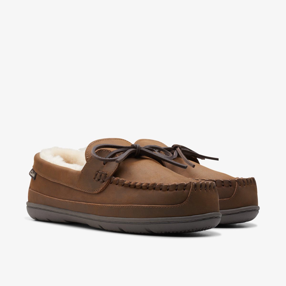 Clarks Jafe Line Beeswax Erkek Terlik Beeswax | 31748SLIC