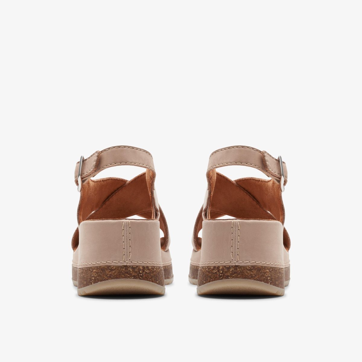 Clarks Kassanda Step Sand Nubuck Kadın Sandalet Kahverengi | 27053PJUK