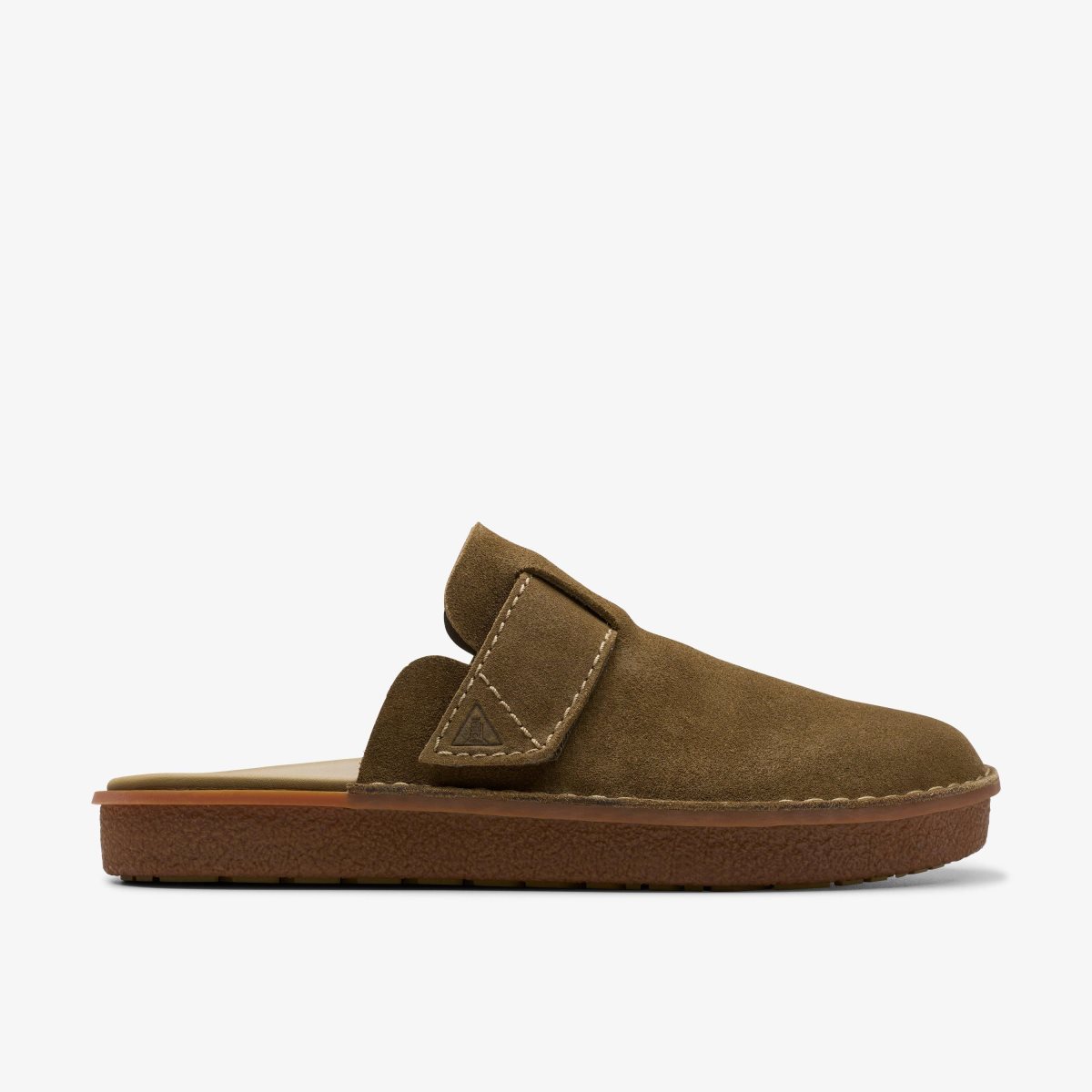 Clarks Litton Mule Oakwood Suede Erkek Sandalet Oakwood | 95704HABQ