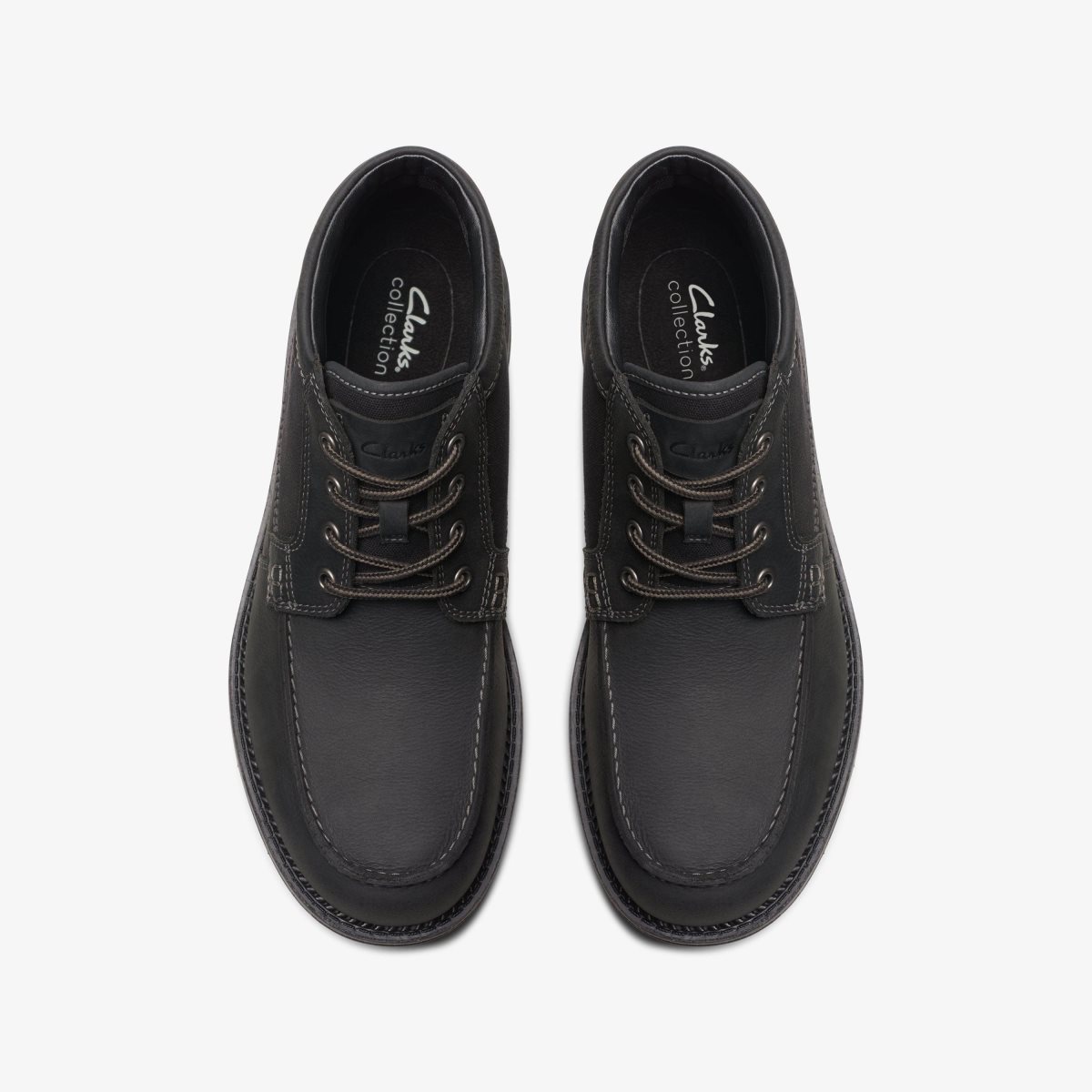 Clarks Maplewalk Moc Black Combination Erkek Bot Siyah | 12539OGRX