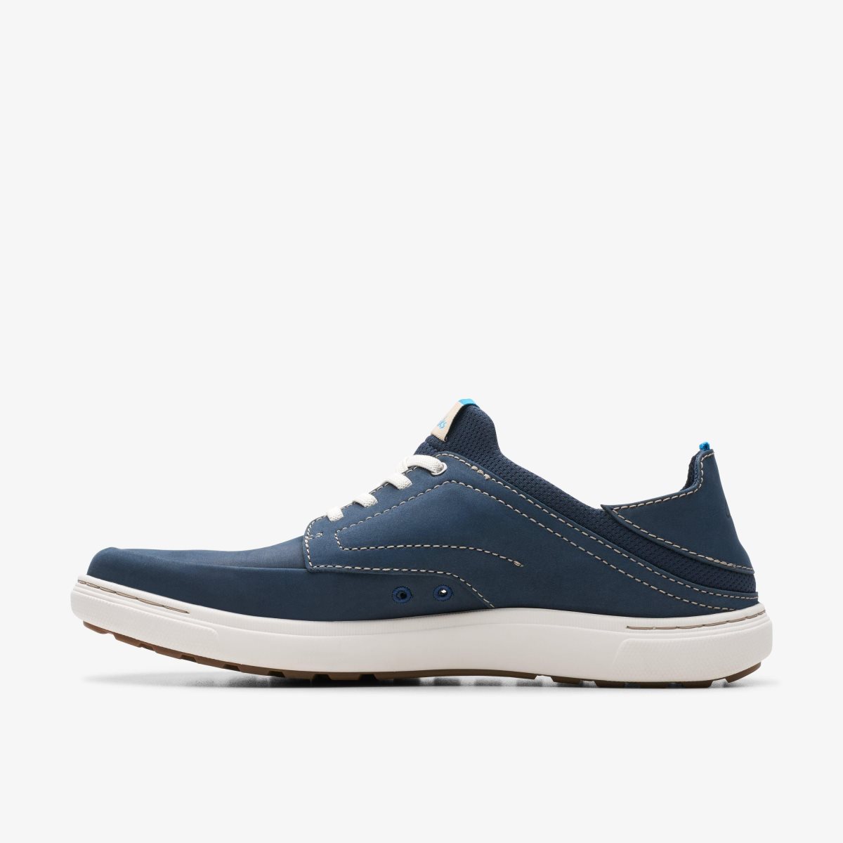 Clarks Mapstone Easy Navy Nubuck Erkek Spor Ayakkabı Lacivert | 35172ZMYH