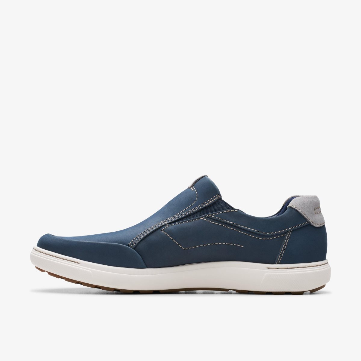 Clarks Mapstone Step Navy Nubuck Erkek Spor Ayakkabı Lacivert | 38912MOKQ