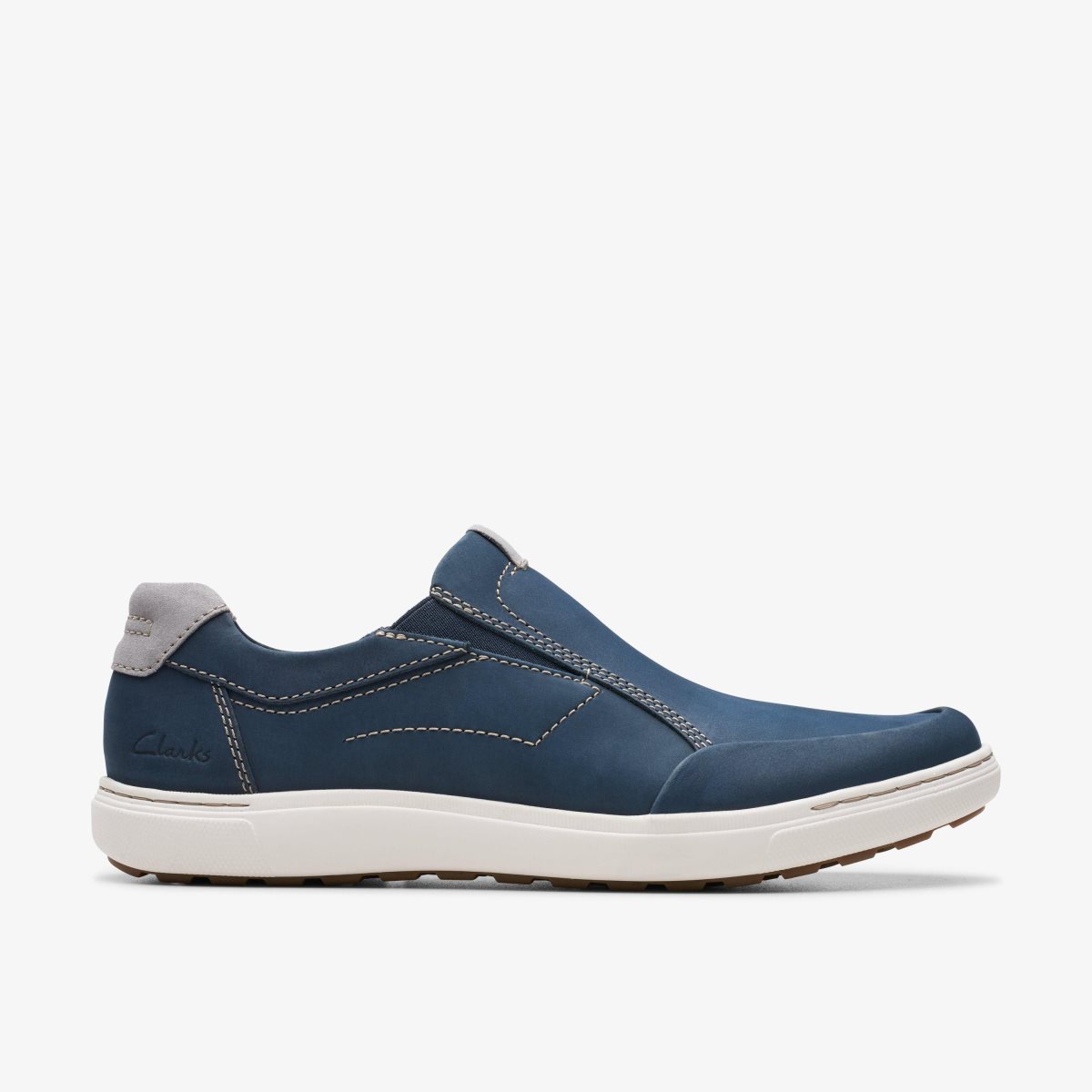 Clarks Mapstone Step Navy Nubuck Erkek Spor Ayakkabı Lacivert | 38912MOKQ