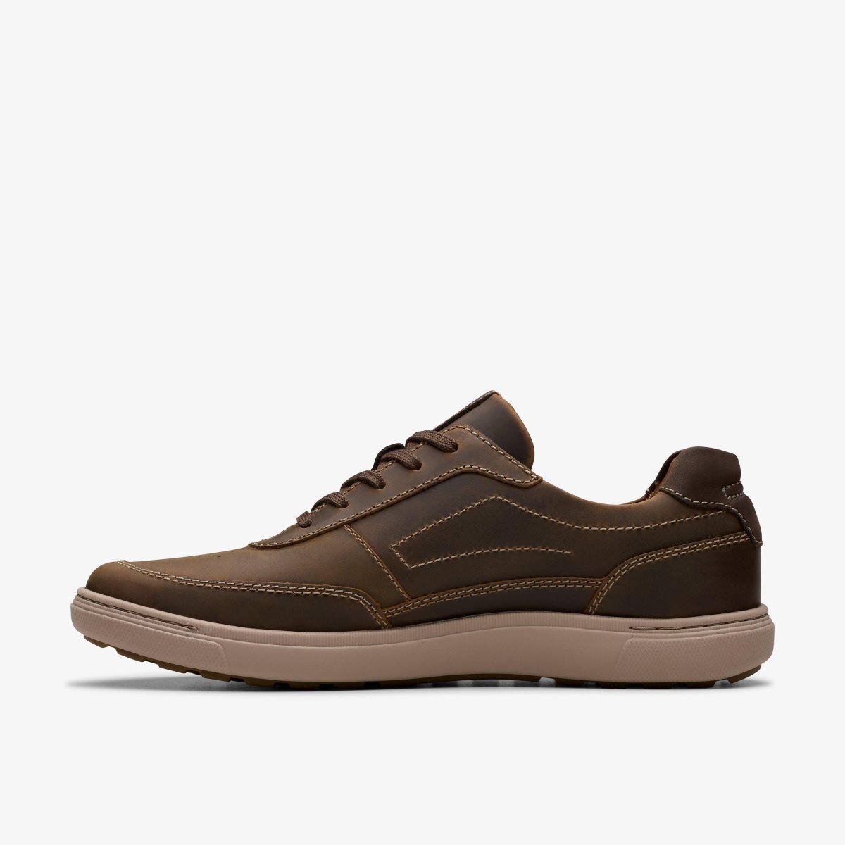 Clarks Mapstone Trail Beeswax Leather Erkek Spor Ayakkabı Beeswax | 83402ZQTH