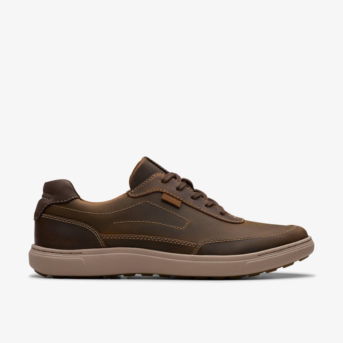 Clarks Mapstone Trail Beeswax Leather Erkek Spor Ayakkabı Beeswax | 83402ZQTH