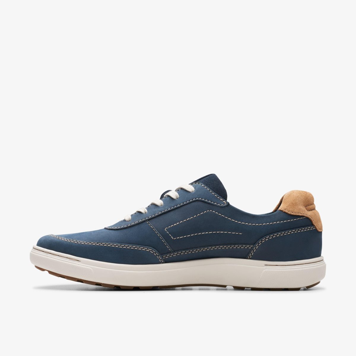 Clarks Mapstone Trail Navy Nubuck Erkek Spor Ayakkabı Lacivert | 81095FOAT