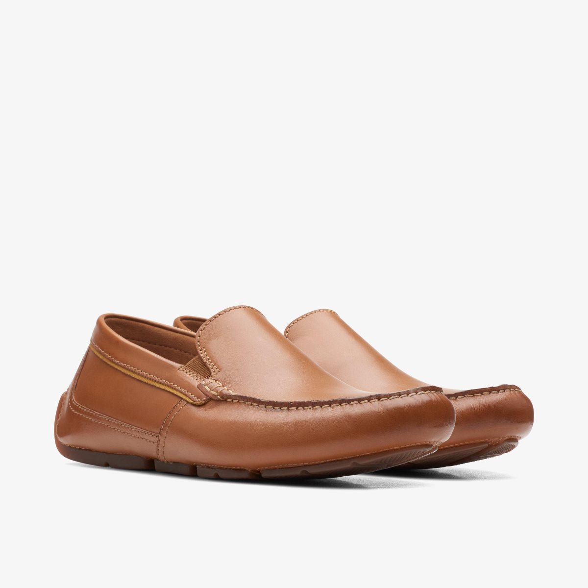 Clarks Markman Plain Tan Leather Erkek Elbise Ayakkabısı Kahverengi | 98217BVRZ