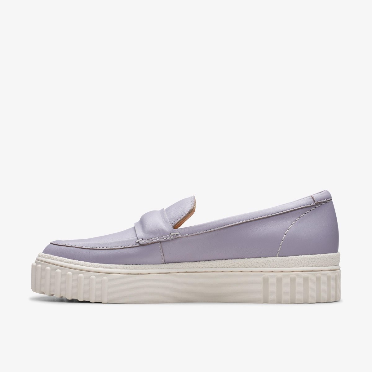 Clarks Mayhill Cove Lilac Leather Kadın Makosen Ayakkabı Mor | 37490APSN