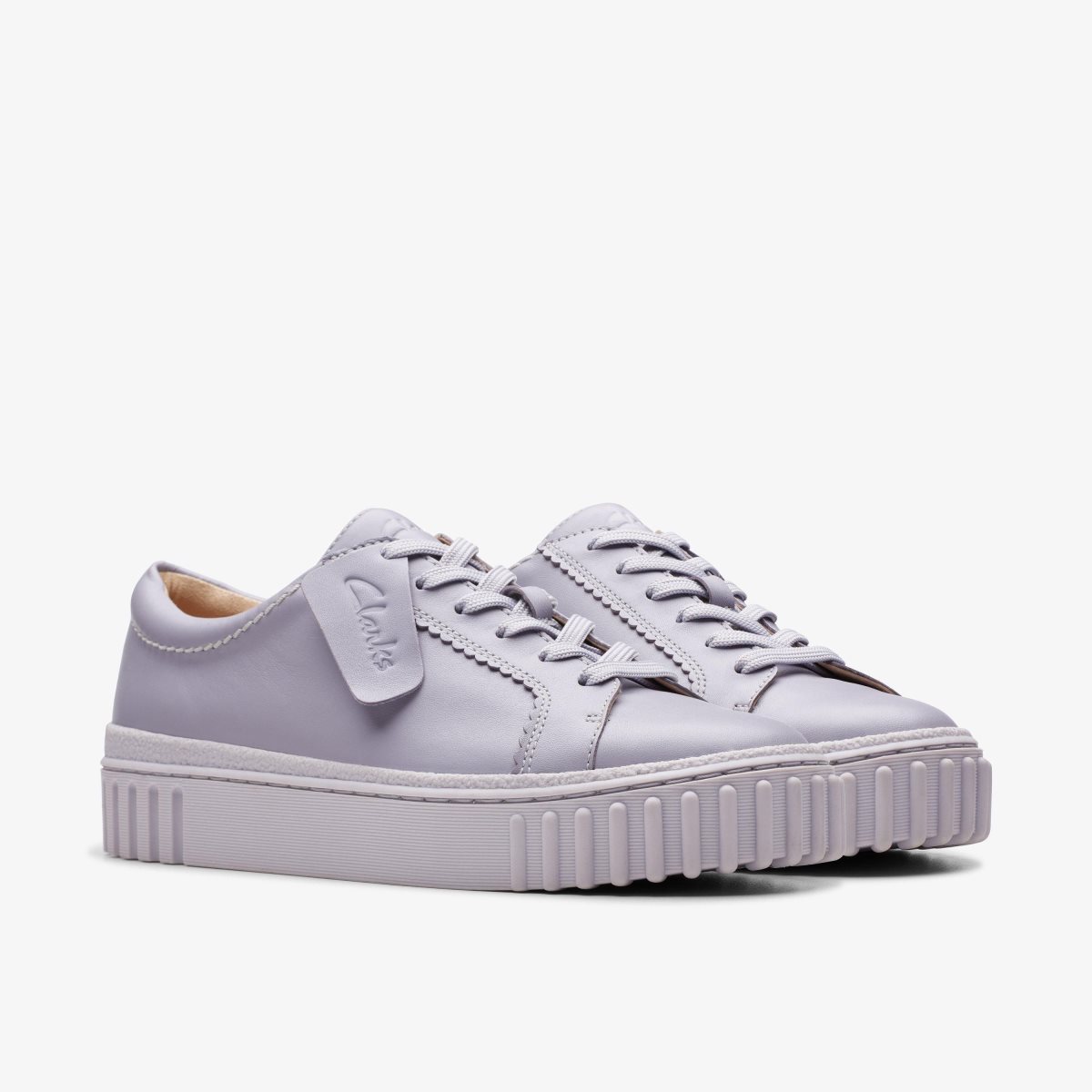 Clarks Mayhill Walk Lilac Leather Kadın Platform Ayakkabı Mor | 14962NGUL