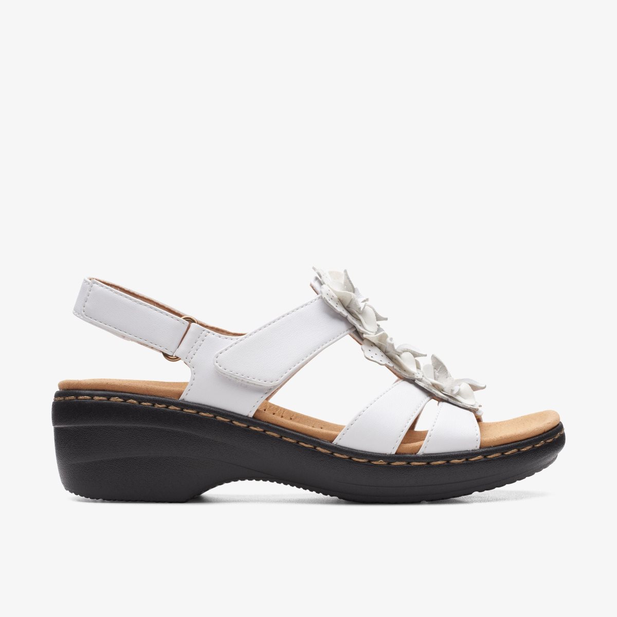 Clarks Merliah Sheryl White Kadın Sandalet Beyaz | 61482KDSG