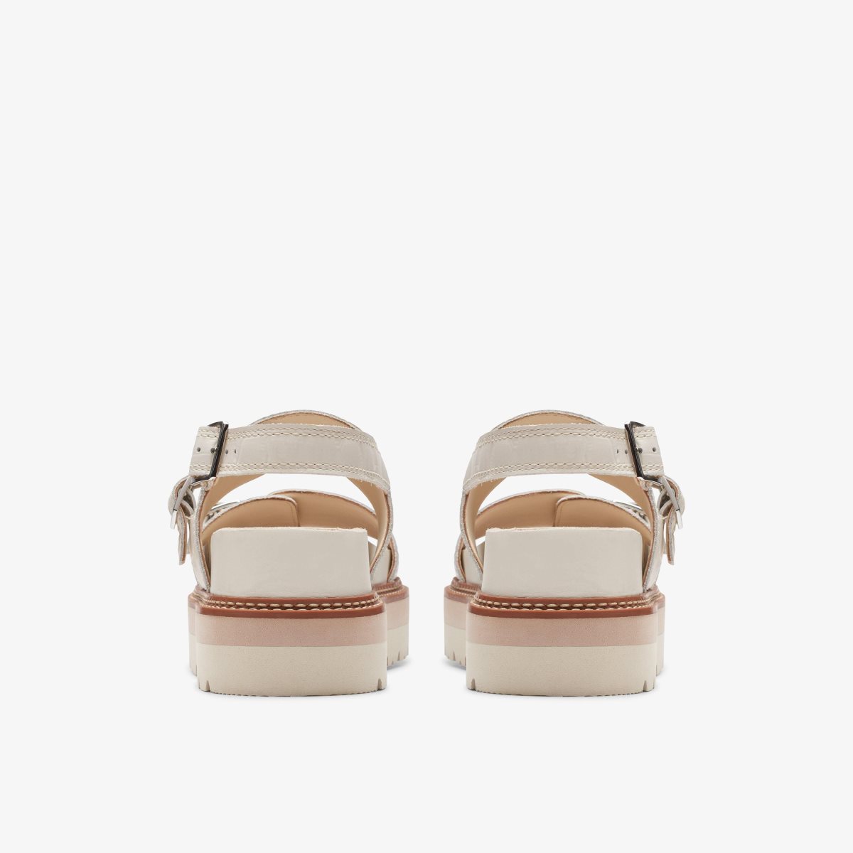 Clarks ORIANNA GLIDE Cream Interest Kadın Platform Ayakkabı Krema | 90421EZKO