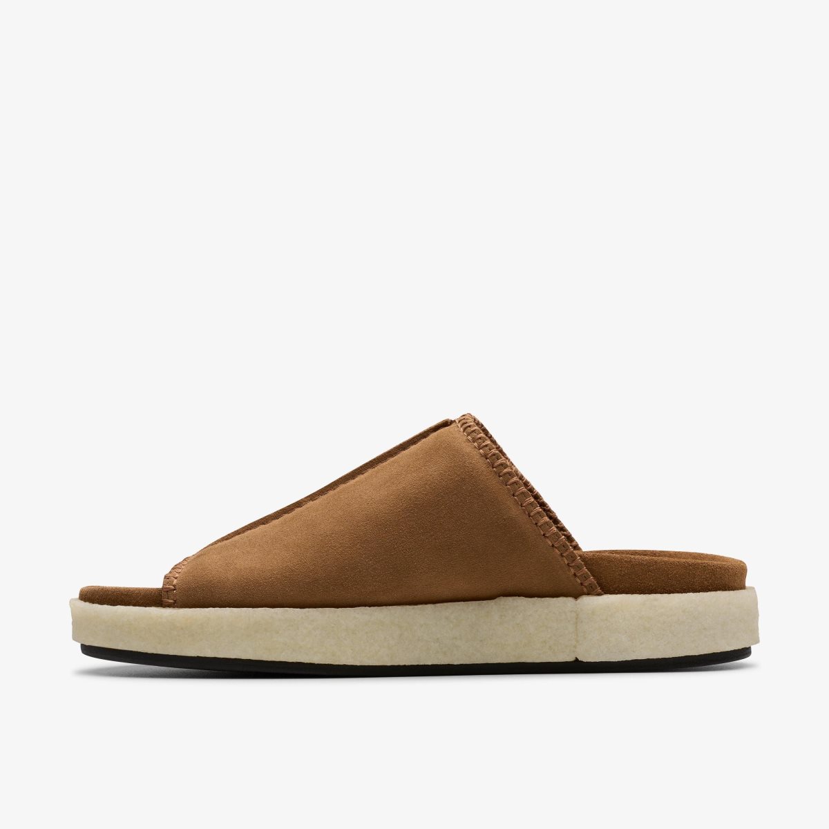 Clarks Overleigh Slide Cola Suede Erkek Sandalet Cola | 64297PCQM