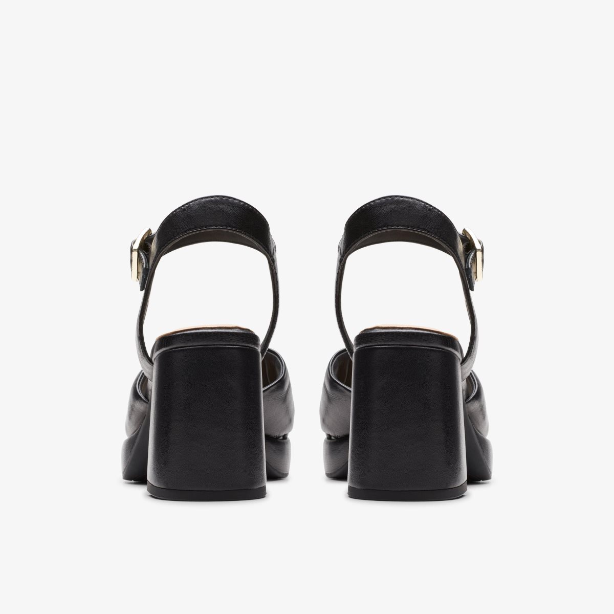 Clarks Ritzy 75 Rae Black Leather Kadın Sandalet Siyah | 84503UNWQ