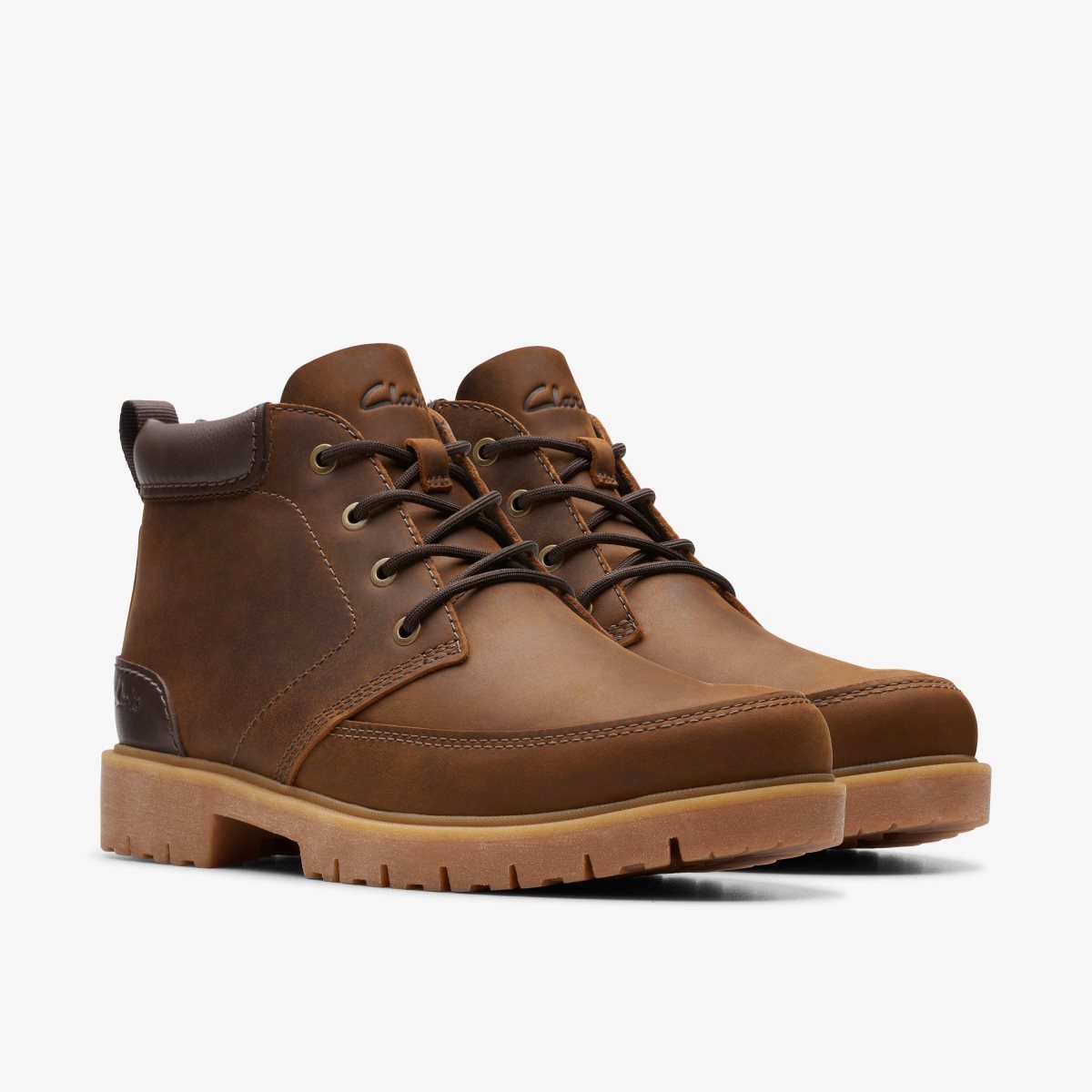 Clarks Rossdale Mid Beeswax Leather Erkek Bot Beeswax | 91078HCAB