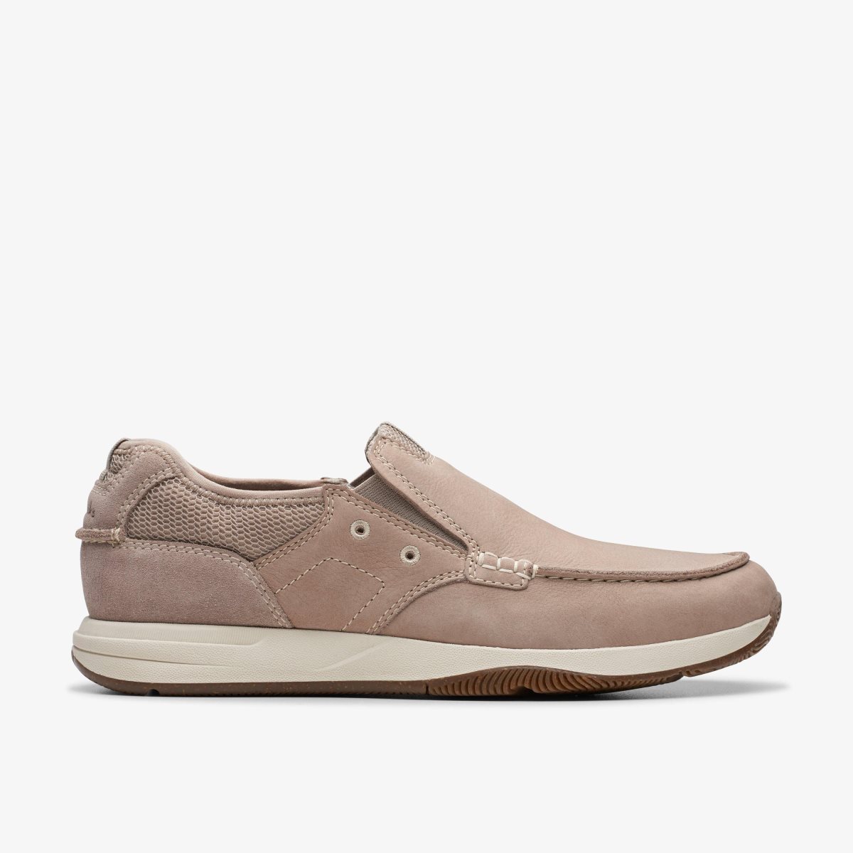 Clarks Sailview Step Light Grey Nubuck Erkek Slip On & Loafer Açık Gri | 61530JAEM