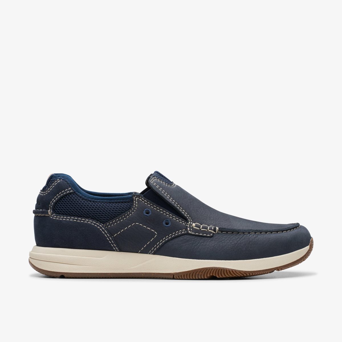 Clarks Sailview Step Navy Nubuck Erkek Slip On & Loafer Lacivert | 67134YCGA