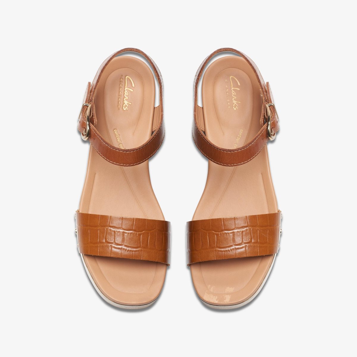 Clarks Sivanne Bay Tan Interest Kadın Sandalet Kahverengi | 34892DVZN