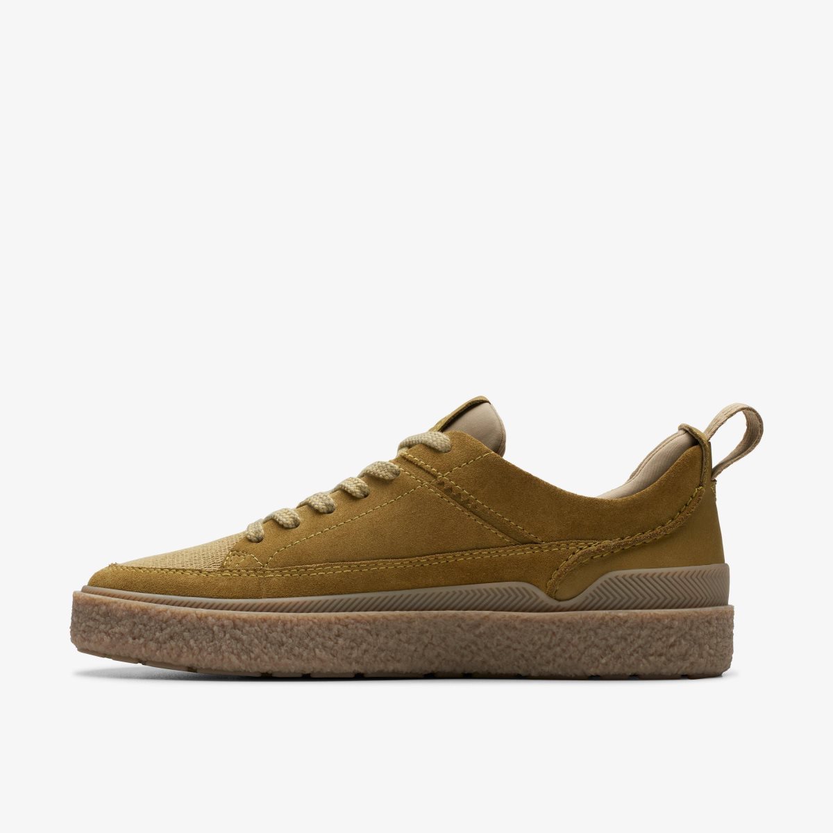 Clarks Somerset Lace Light Olive Suede Erkek Spor Ayakkabı Açık Zeytin Yeşili | 34276QNEB