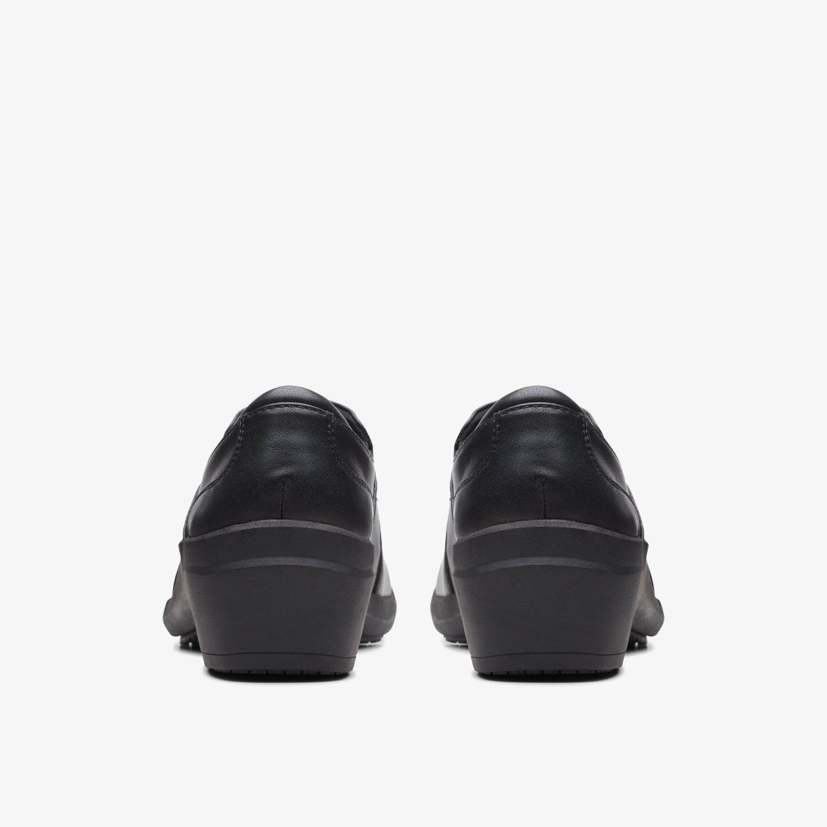 Clarks Talene Pace Black Leather Kadın Clog Terlik Siyah | 70352THUF