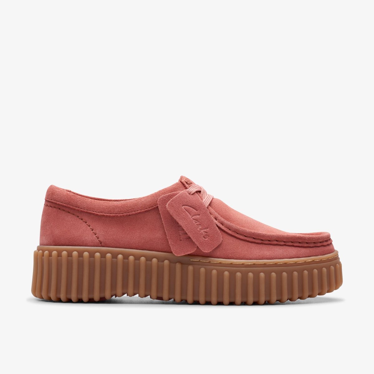 Clarks Torhill Bee Dusty Rose Suede Kadın Platform Ayakkabı Pembe | 87031ZAPB