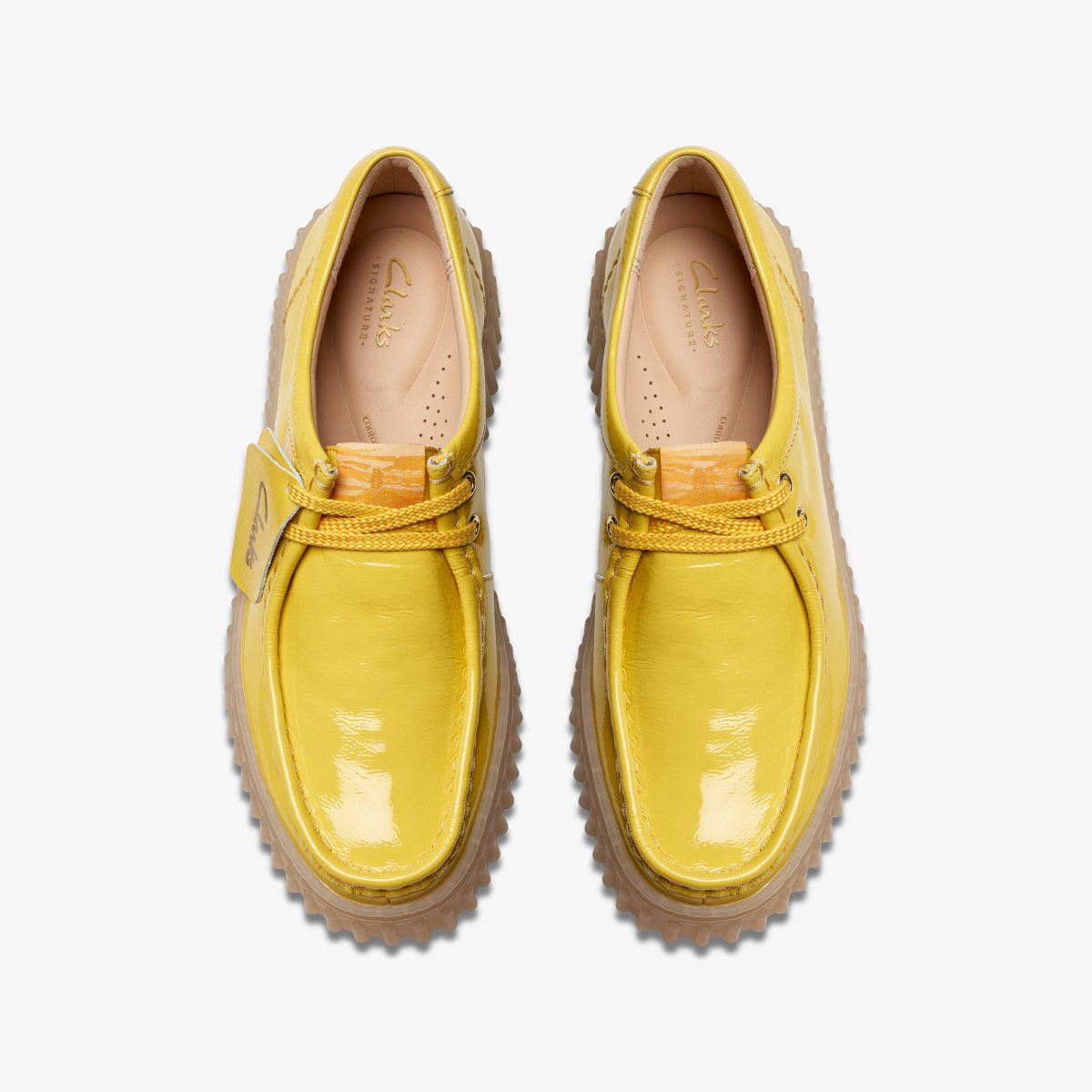 Clarks Torhill Bee Yellow Patent Kadın Platform Ayakkabı Sarı | 48921HZUN