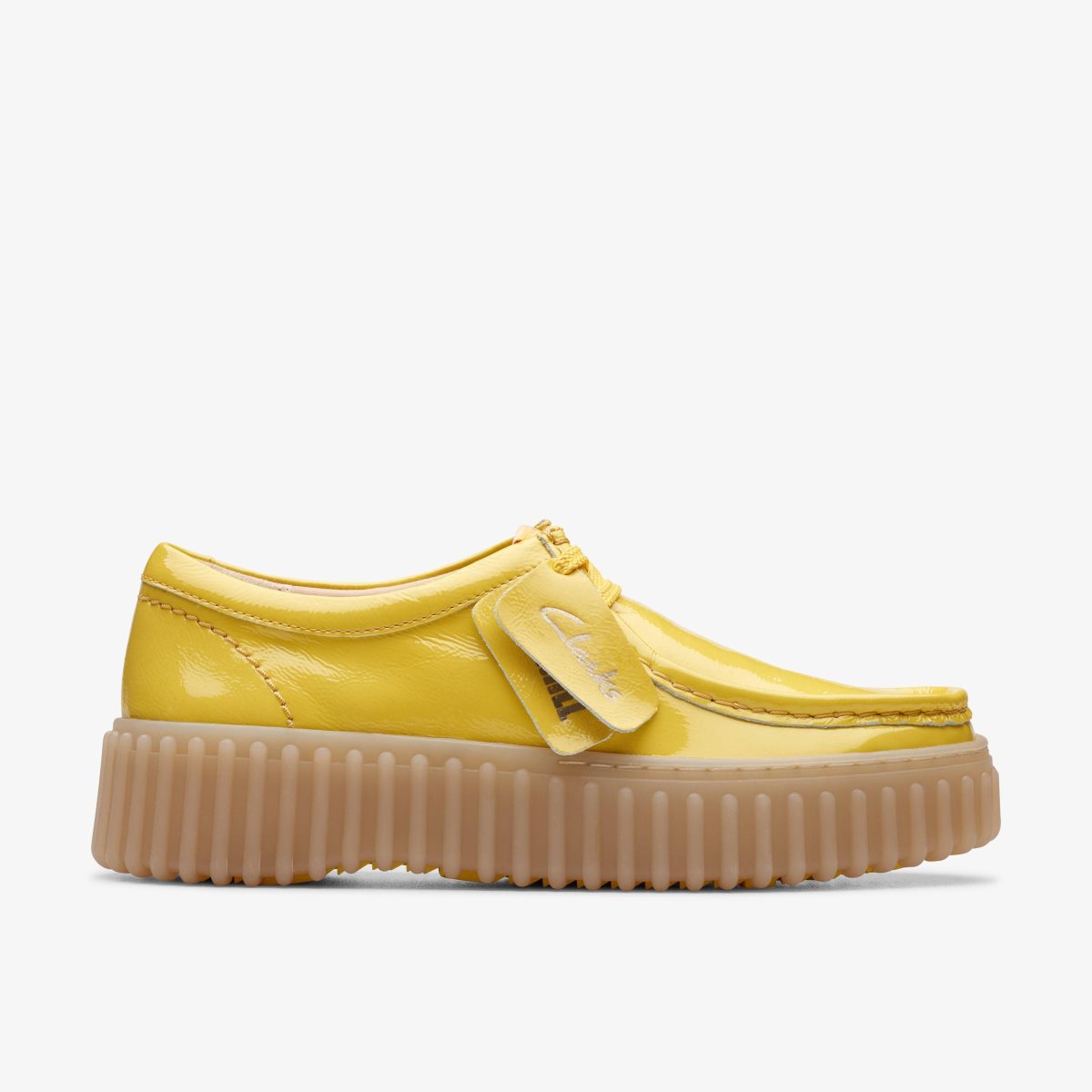 Clarks Torhill Bee Yellow Patent Kadın Platform Ayakkabı Sarı | 48921HZUN