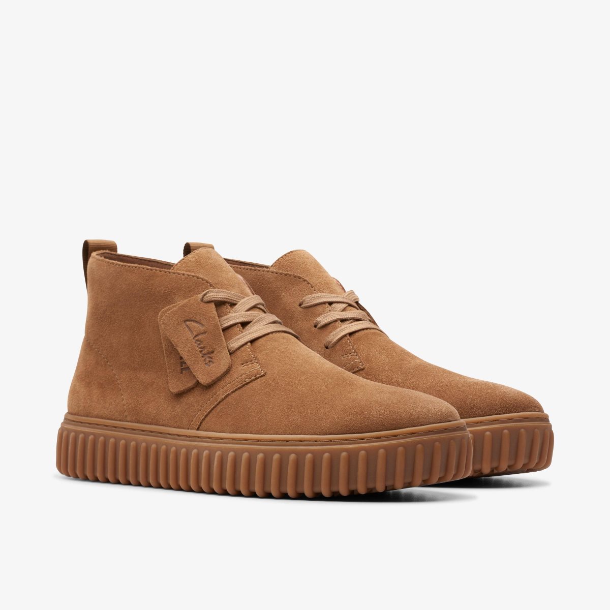 Clarks Torhill Desert Boot Cognac Suede Erkek Bot Kahverengi | 85041MRKL