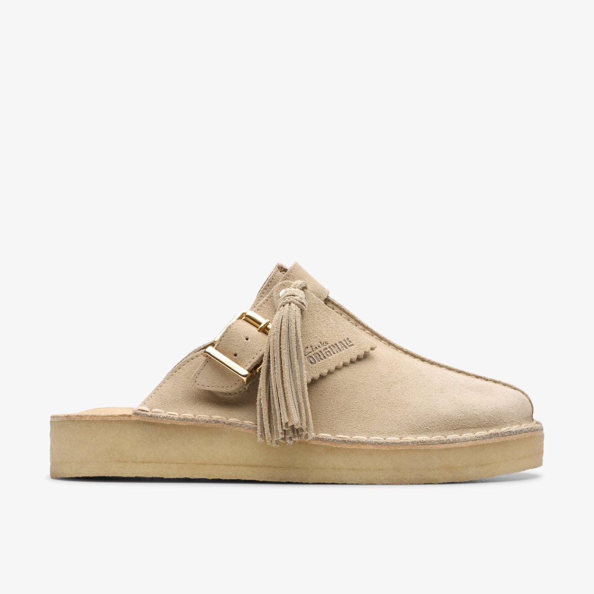 Clarks Trek Mule Sand Suede Kadın Clog Terlik Kahverengi | 18357FTIY