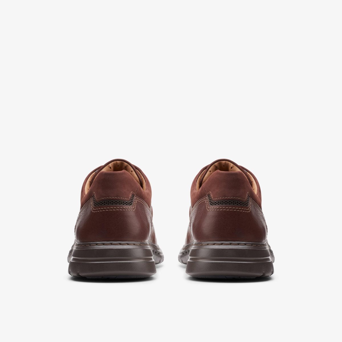 Clarks Un Brawley Lace Mahogany Leather Erkek Elbise Ayakkabısı Mahogany | 52409IYCK