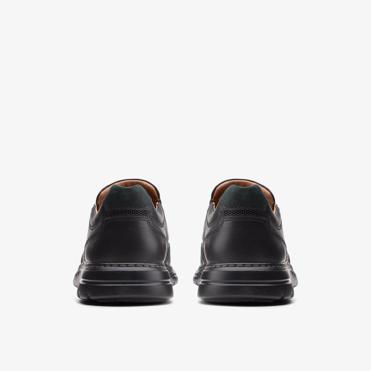 Clarks Un Brawley Step Black Leather Erkek Elbise Ayakkabısı Siyah | 50893KCRF