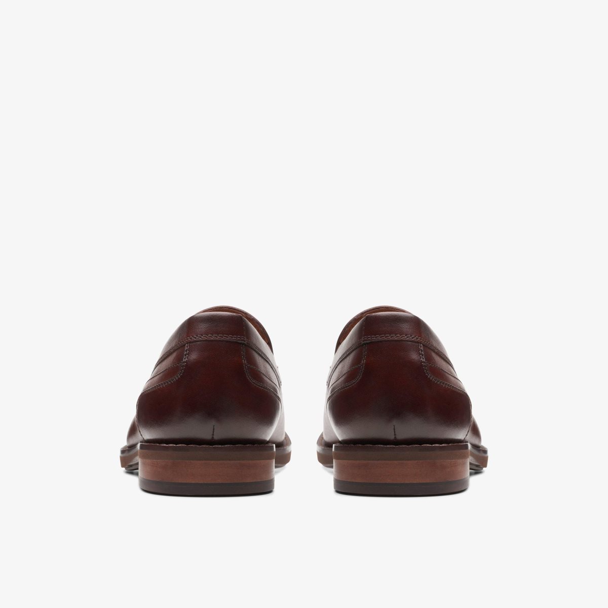 Clarks Un Hugh Step Brown Leather Erkek Elbise Ayakkabısı Kahverengi | 03174XSIV