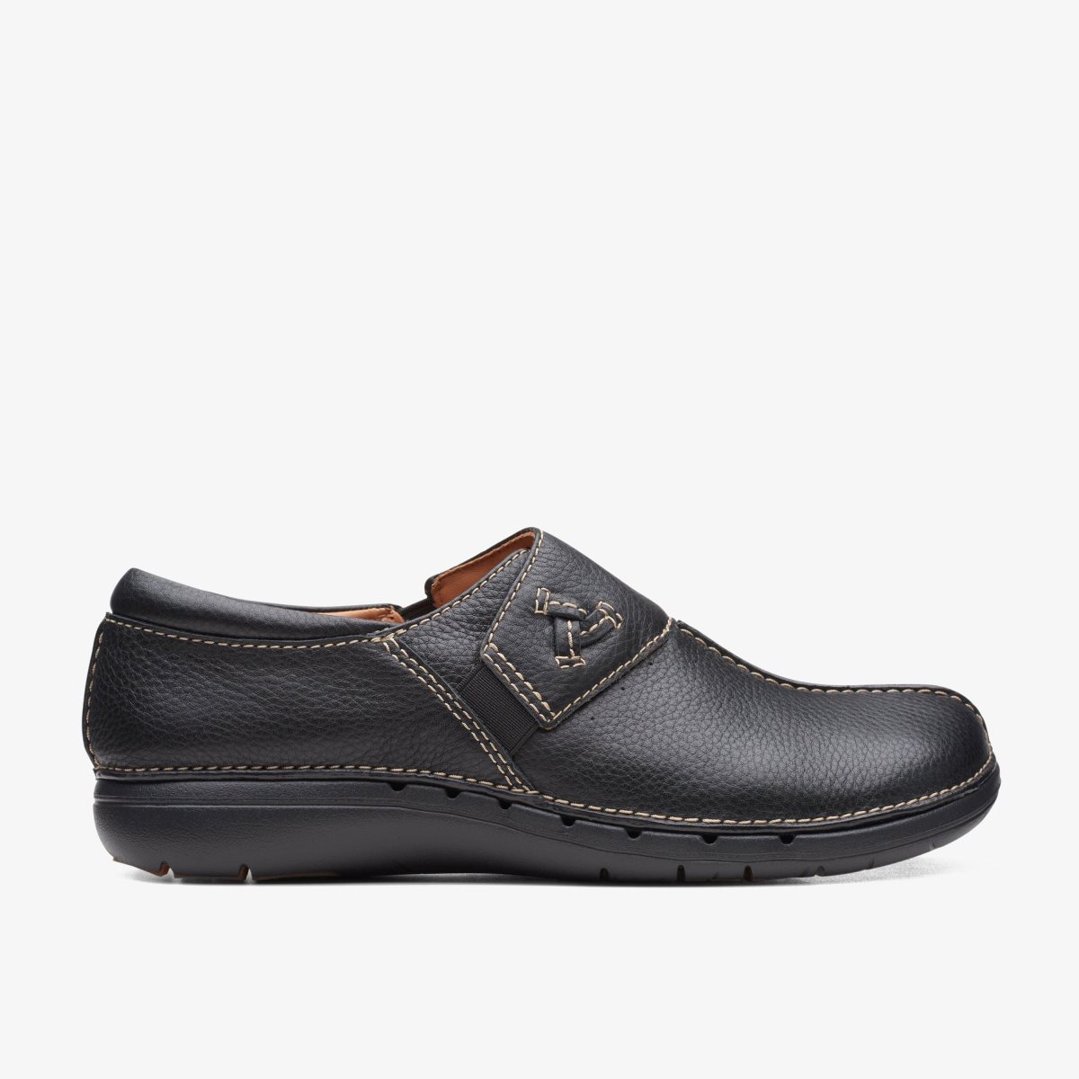 Clarks Un Loop Ave Black Kadın Clog Terlik Siyah | 74395OPWN