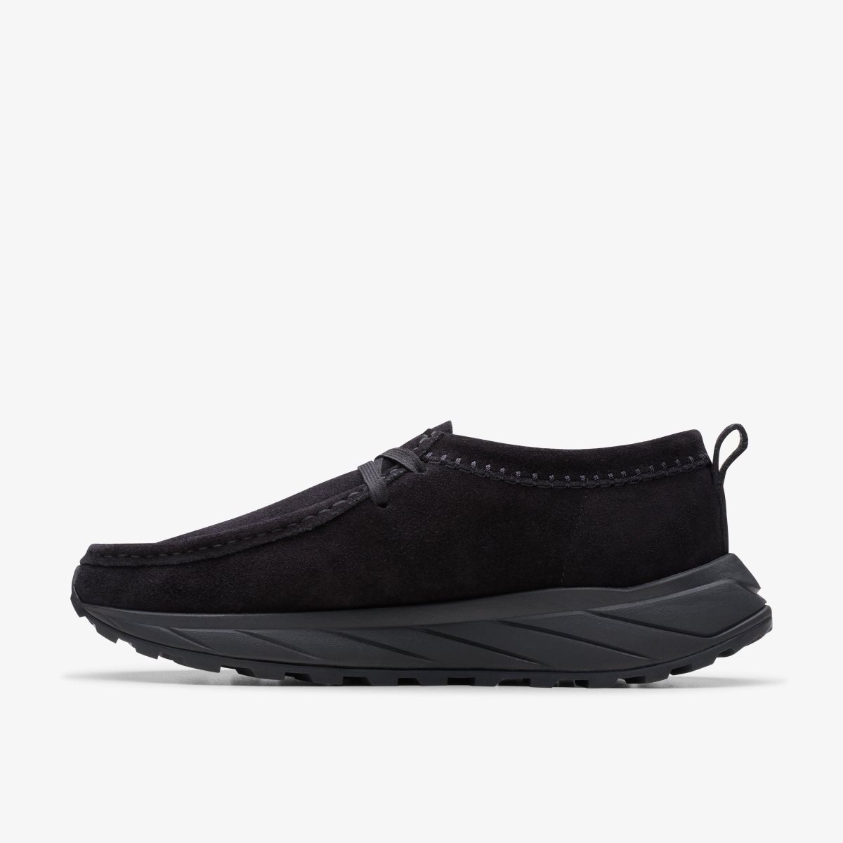 Clarks Walla Eden Lo Black Suede Erkek Wallabees Siyah | 24759XWPJ