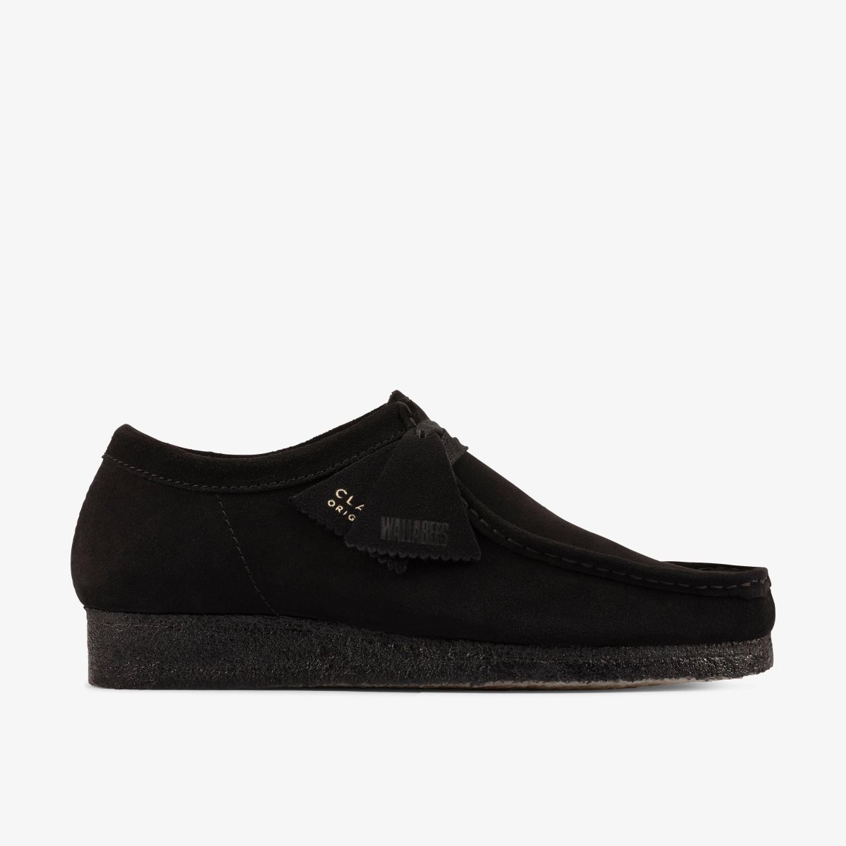 Clarks Wallabee Black Suede Erkek Wallabees undefined | 64721CXMW