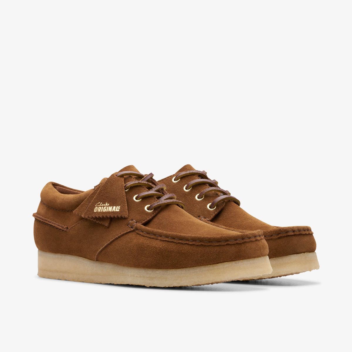 Clarks Wallabee Boat Cola Suede Erkek Wallabees Cola | 08369JXDA