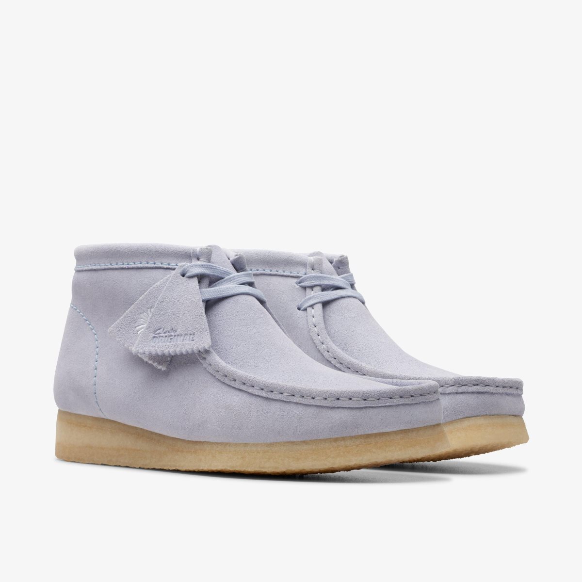 Clarks Wallabee Boot Cloud Grey Suede Erkek Wallabees Gri | 37508IXGE