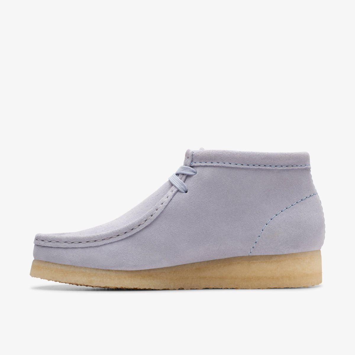 Clarks Wallabee Boot Cloud Grey Suede Kadın Bot Gri | 48793DSCA