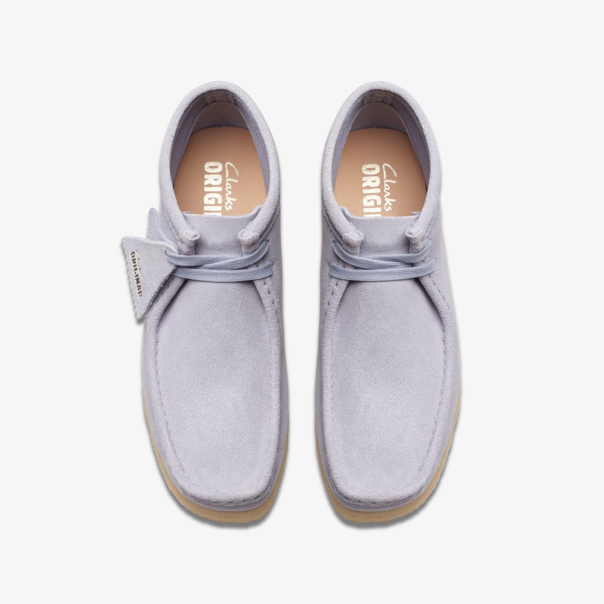 Clarks Wallabee Boot Cloud Grey Suede Kadın Bot Gri | 48793DSCA