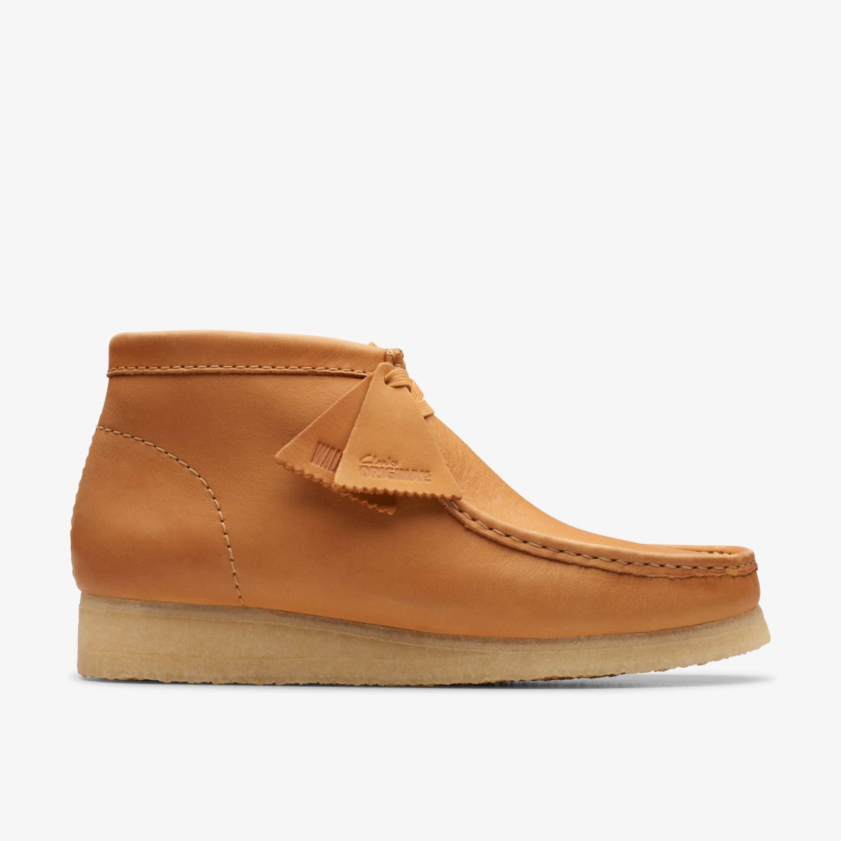 Clarks Wallabee Boot Mid Tan Leather Erkek Wallabees Kahverengi | 01864LGHO