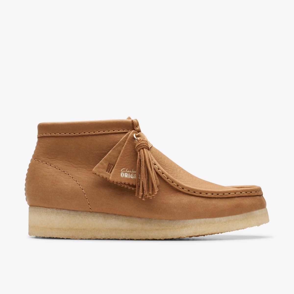 Clarks Wallabee Boot Mid Tan Leather Kadın Bot Kahverengi | 20835CEXS