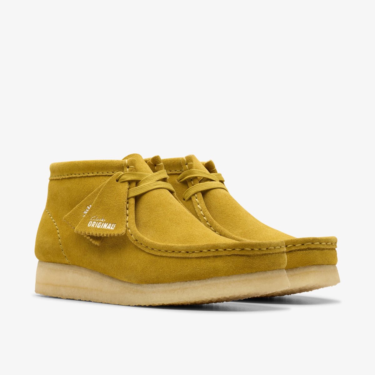 Clarks Wallabee Boot Olive Suede Kadın Bot Zeytin Yeşili | 16278IPUM