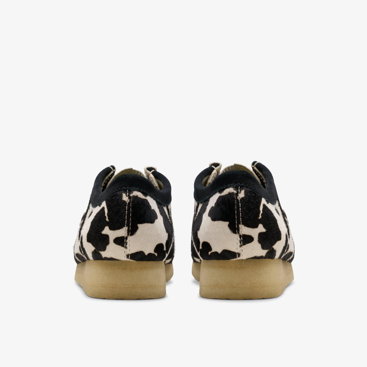 Clarks Wallabee Cow Print HairOn Erkek Wallabees Baskılı | 17462CNFY