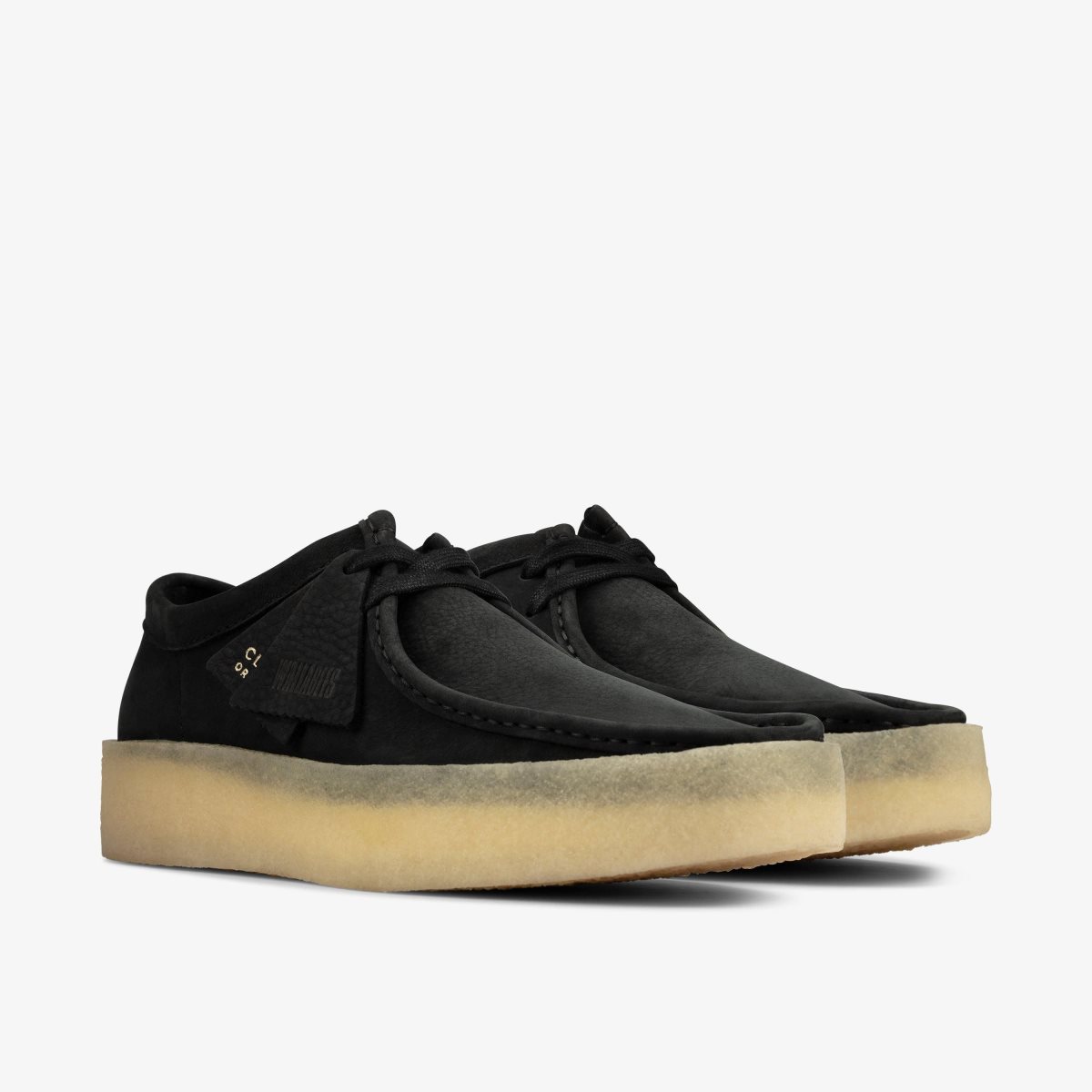 Clarks Wallabee Cup Black Nubuck Erkek Wallabees Siyah | 27390VRSC