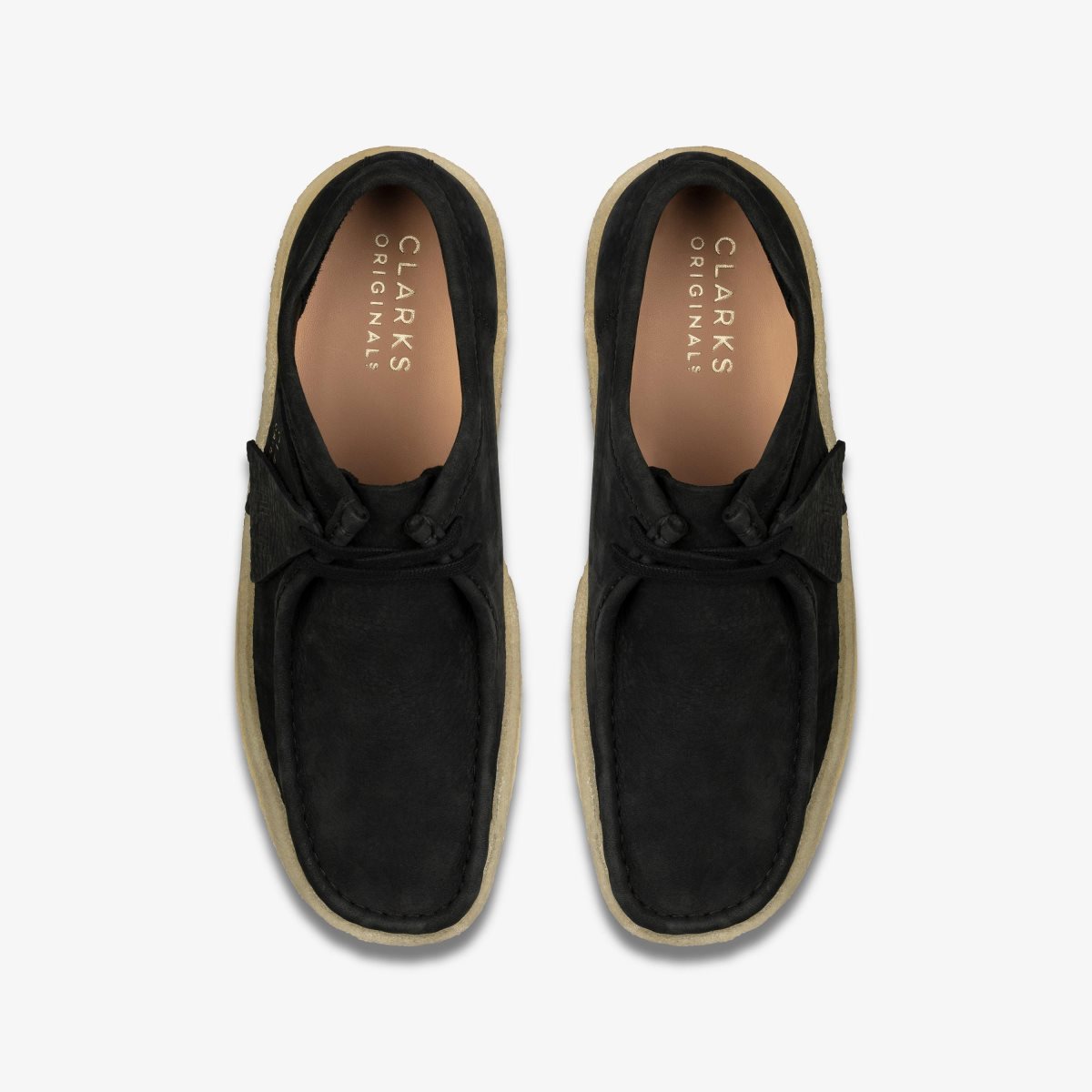 Clarks Wallabee Cup Black Nubuck Erkek Wallabees Siyah | 27390VRSC