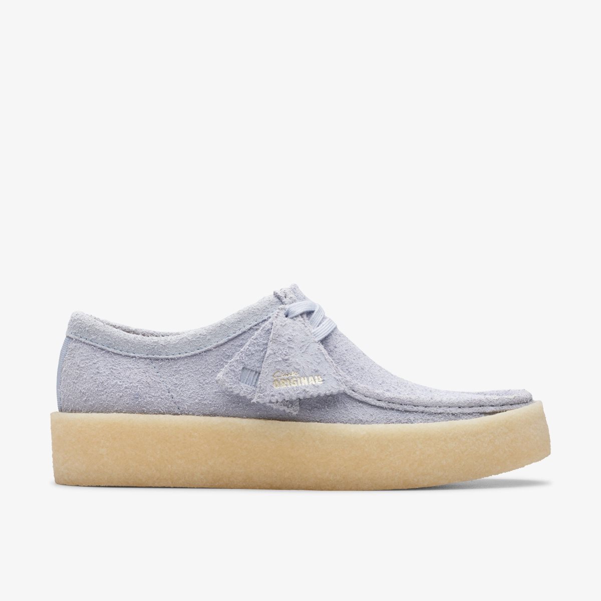 Clarks Wallabee Cup Cloud Grey Suede Erkek Wallabees Gri | 74906ULZG