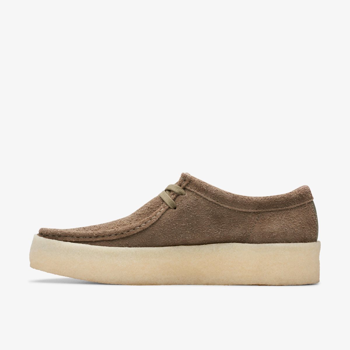 Clarks Wallabee Cup Pale Khaki Suede Erkek Wallabees Haki | 36209QZUK