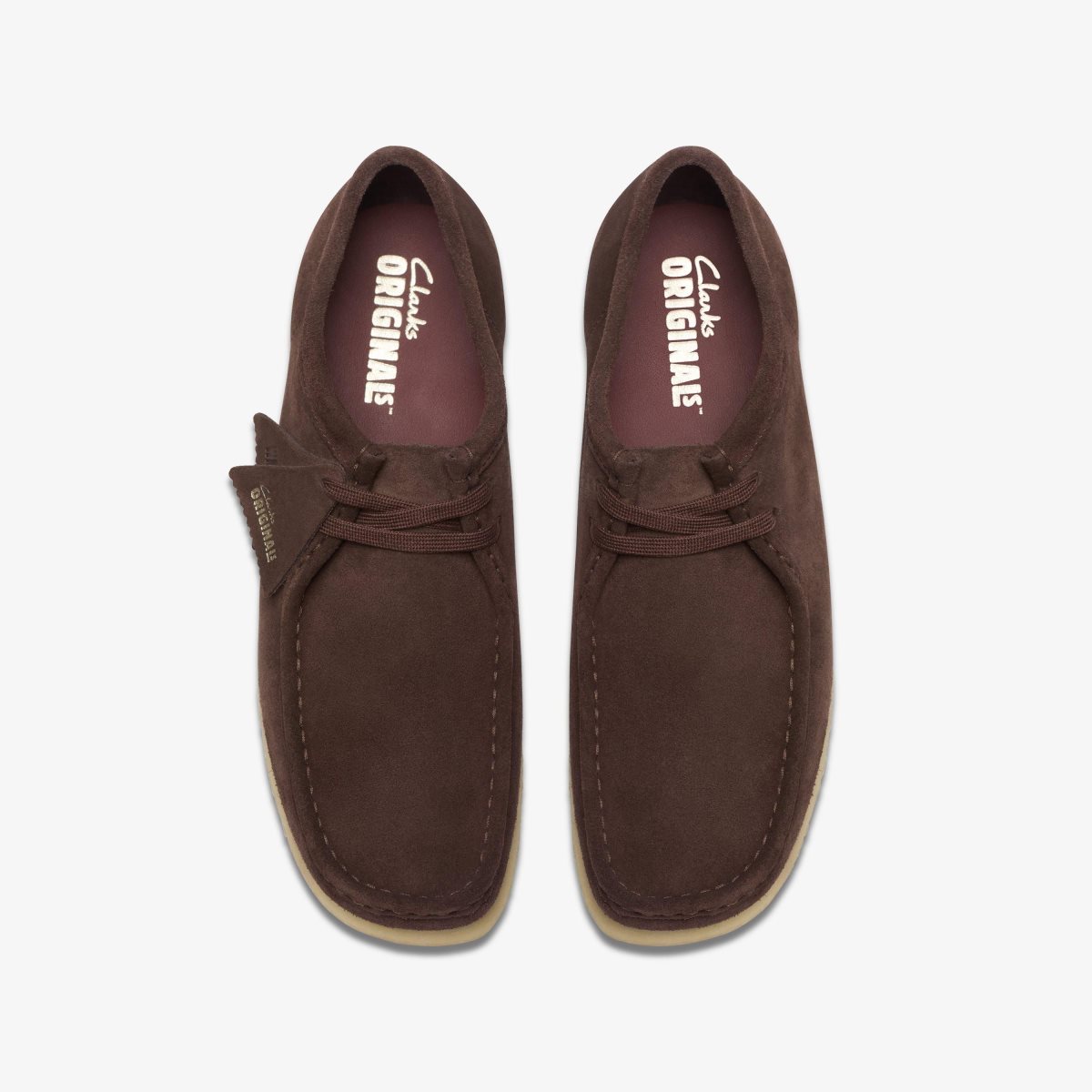 Clarks Wallabee Dark Brown Suede Erkek Wallabees Koyu Kahverengi | 01647GVKU