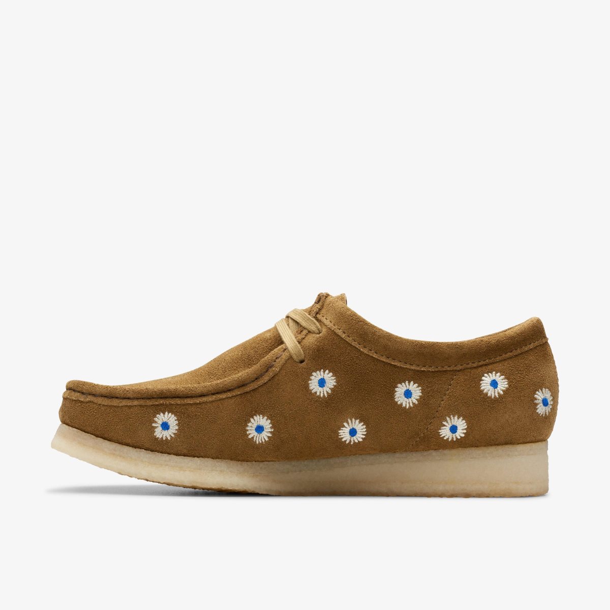 Clarks Wallabee Dark Olive Embroidery Erkek Wallabees Koyu Zeytin Yeşili | 65218FZWR